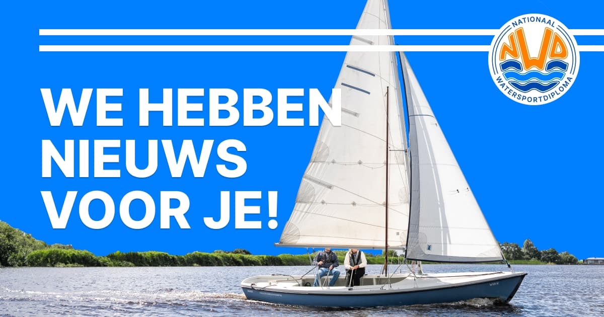[PERSBERICHT] Vernieuwd watersportdiploma voor Nederland